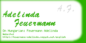 adelinda feuermann business card